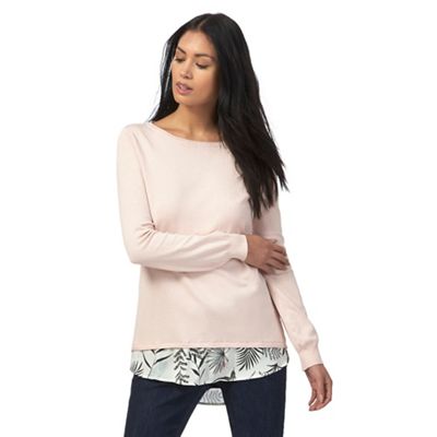 The Collection Petite Light pink 2-in-1 petite jumper
